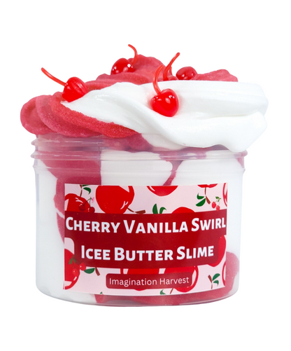 Cherry Icee Butter Slime - Scented Slime