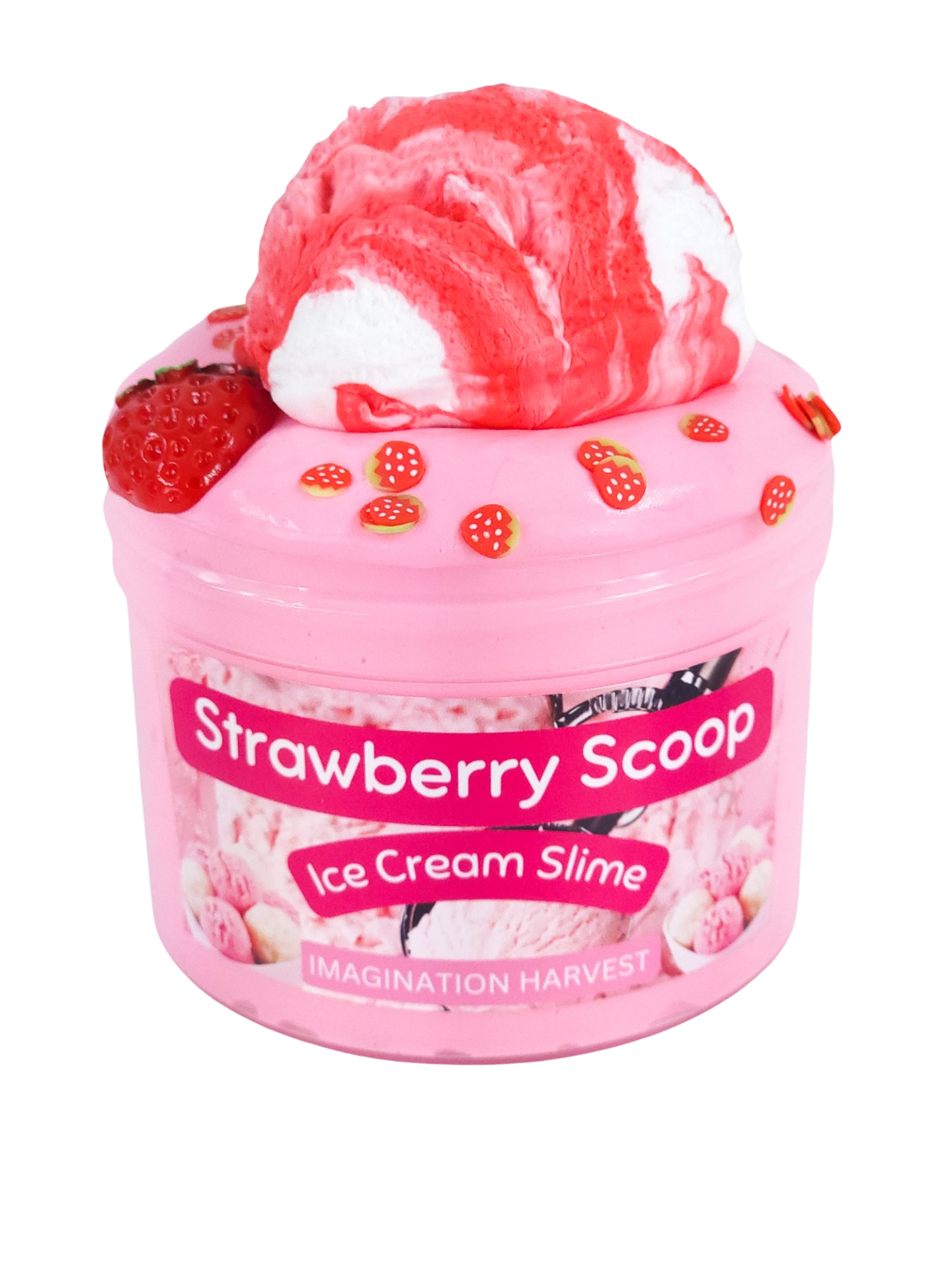 Strawberry Scoops Ice Cream Slime Kit - Scented Slime